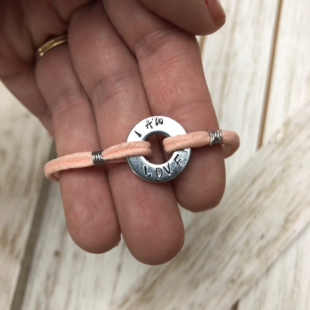 I Am Loved Affirmation Bracelet - Picture 3 of 4